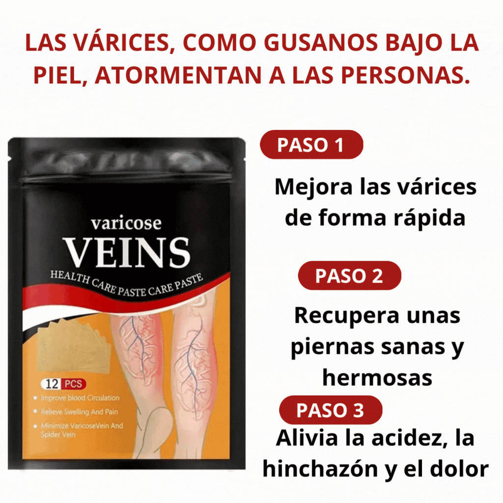 Parche varicose Veins para vena varice La Yupi!