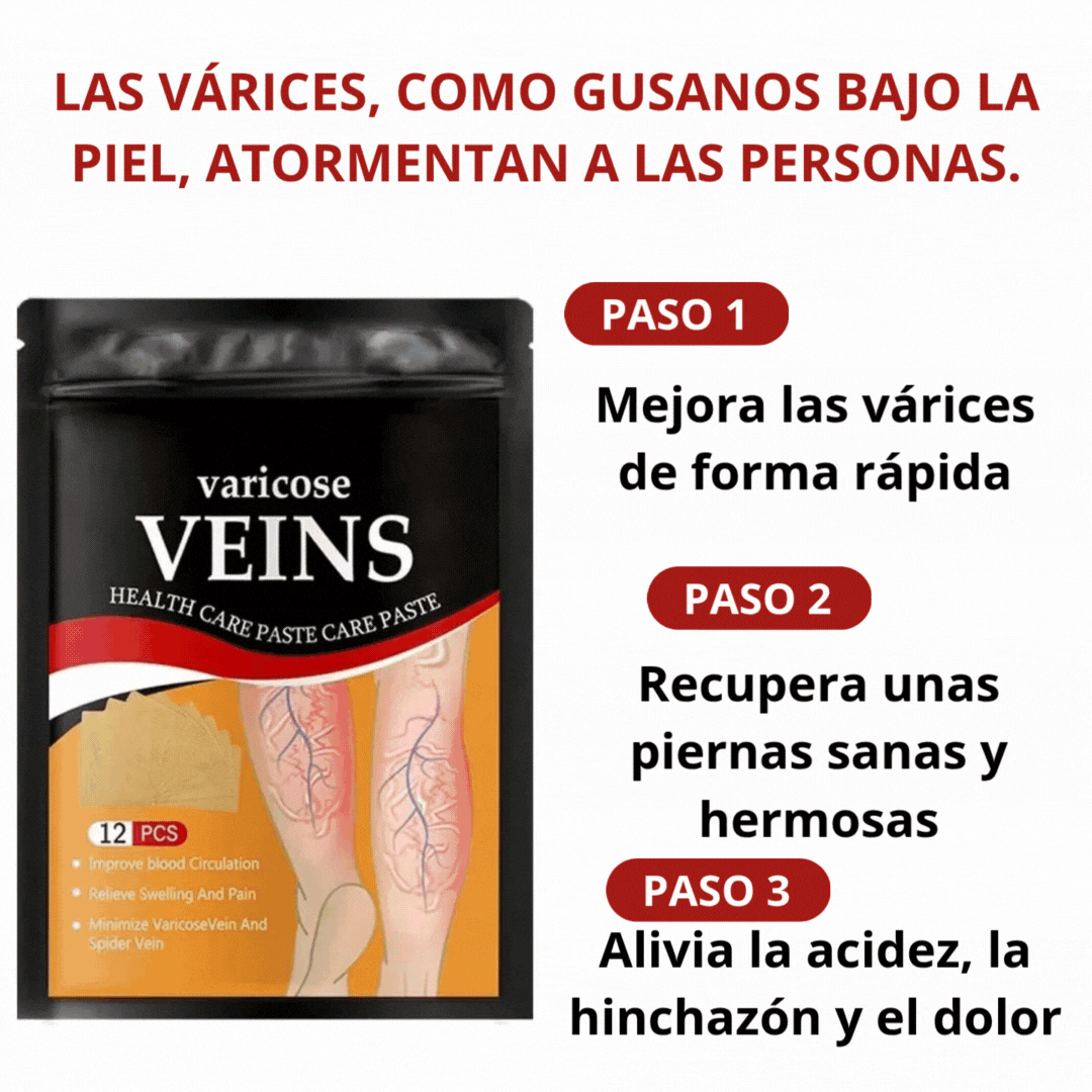 Parche varicose Veins para vena varice La Yupi!
