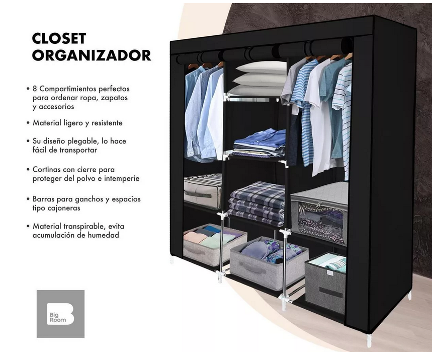 Closet, Ropero Armable 3 Puertas Organiz La Yupi!