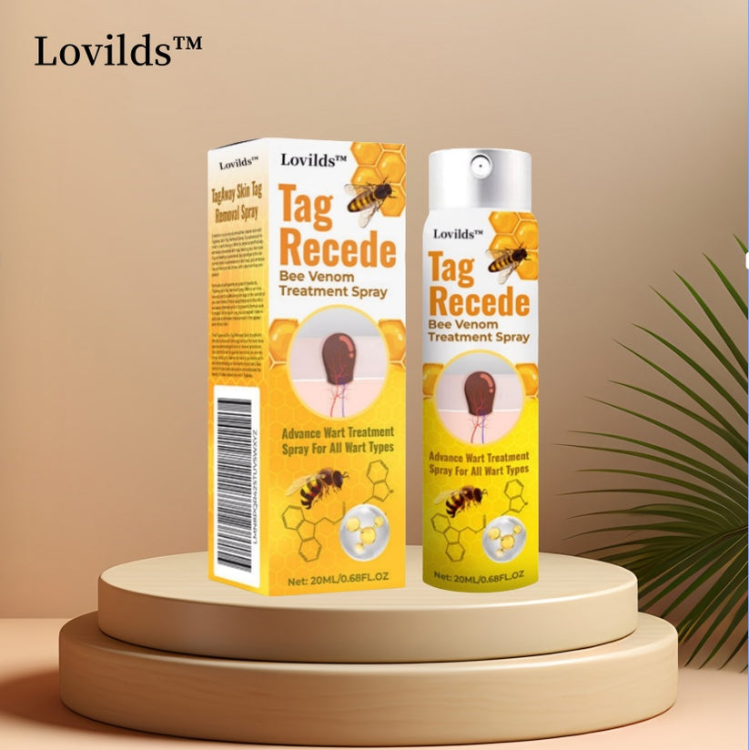PROMO 2X1 🔥🐝 Tratamiento en aerosol con veneno de abeja para Lunares y Verrugas TagRecede de LOVILDS Dankat