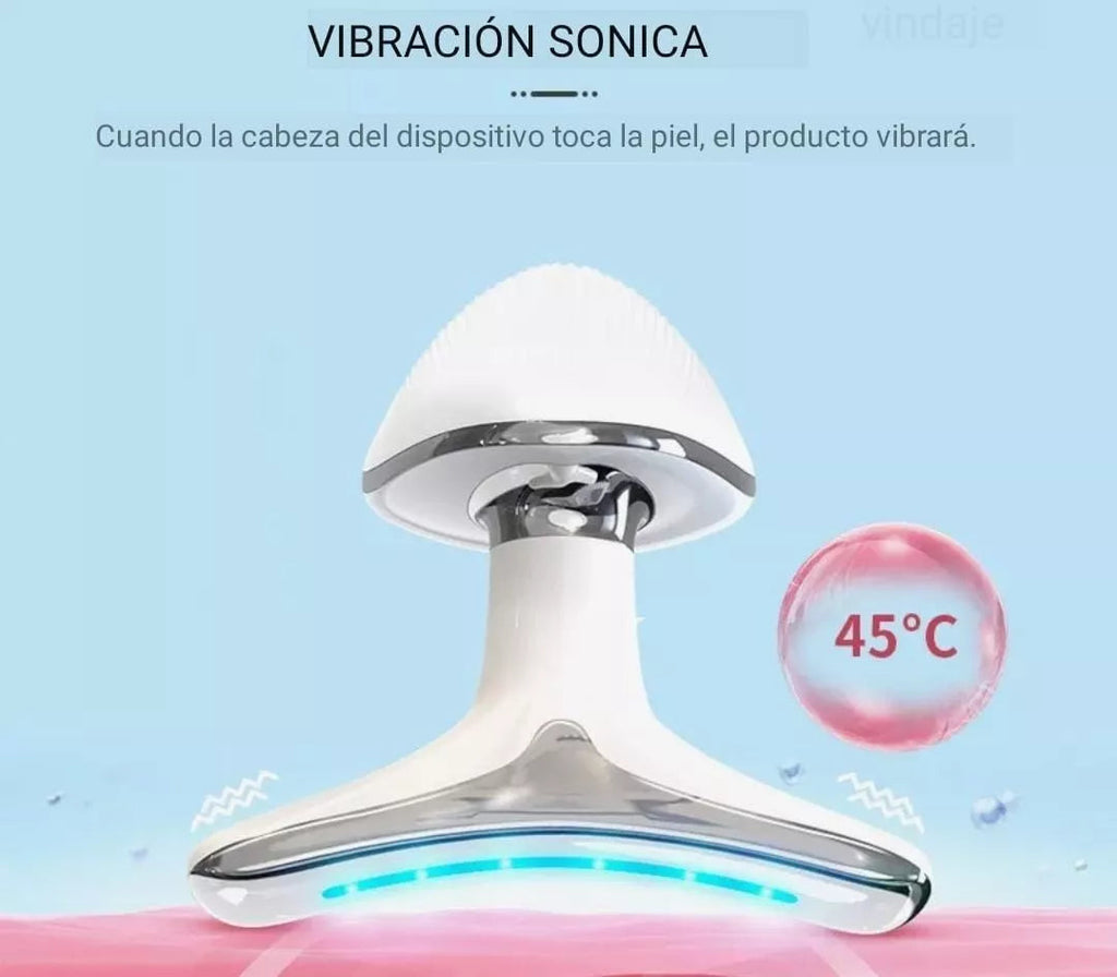 LiftGlow 2.0 - Masajeador Facial Reductor Arrugas Y Papada La Yupi!