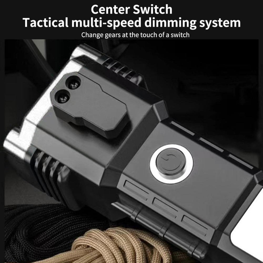 Linterna  Táctica LED multifuncional Indestructible La Yupi!