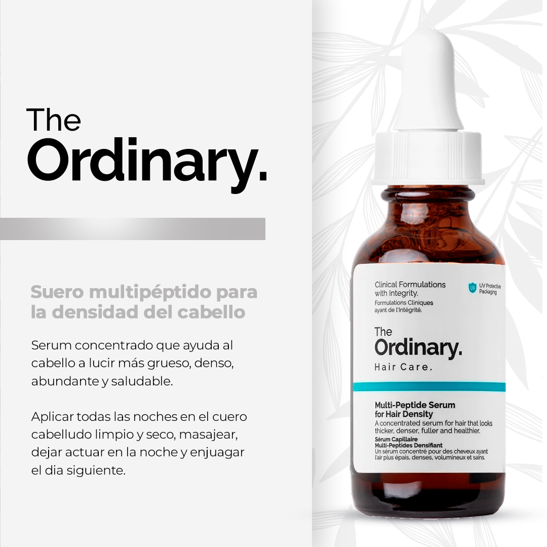 Suero Capilar Anti‑Caída The Ordinary - Multi‑Péptidos + Resultados en 15 días La Yupi!