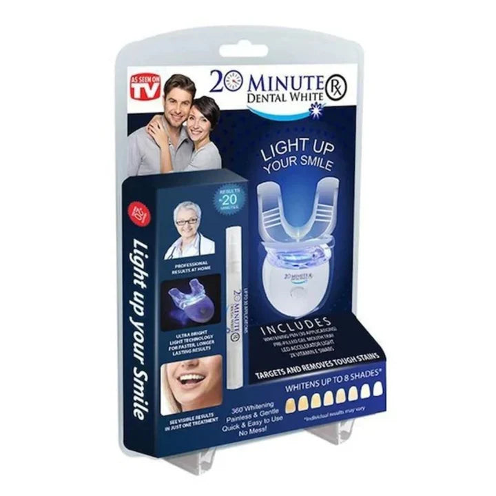KIT BLANQUEADOR DE DIENTES 20 MIN Minha loja