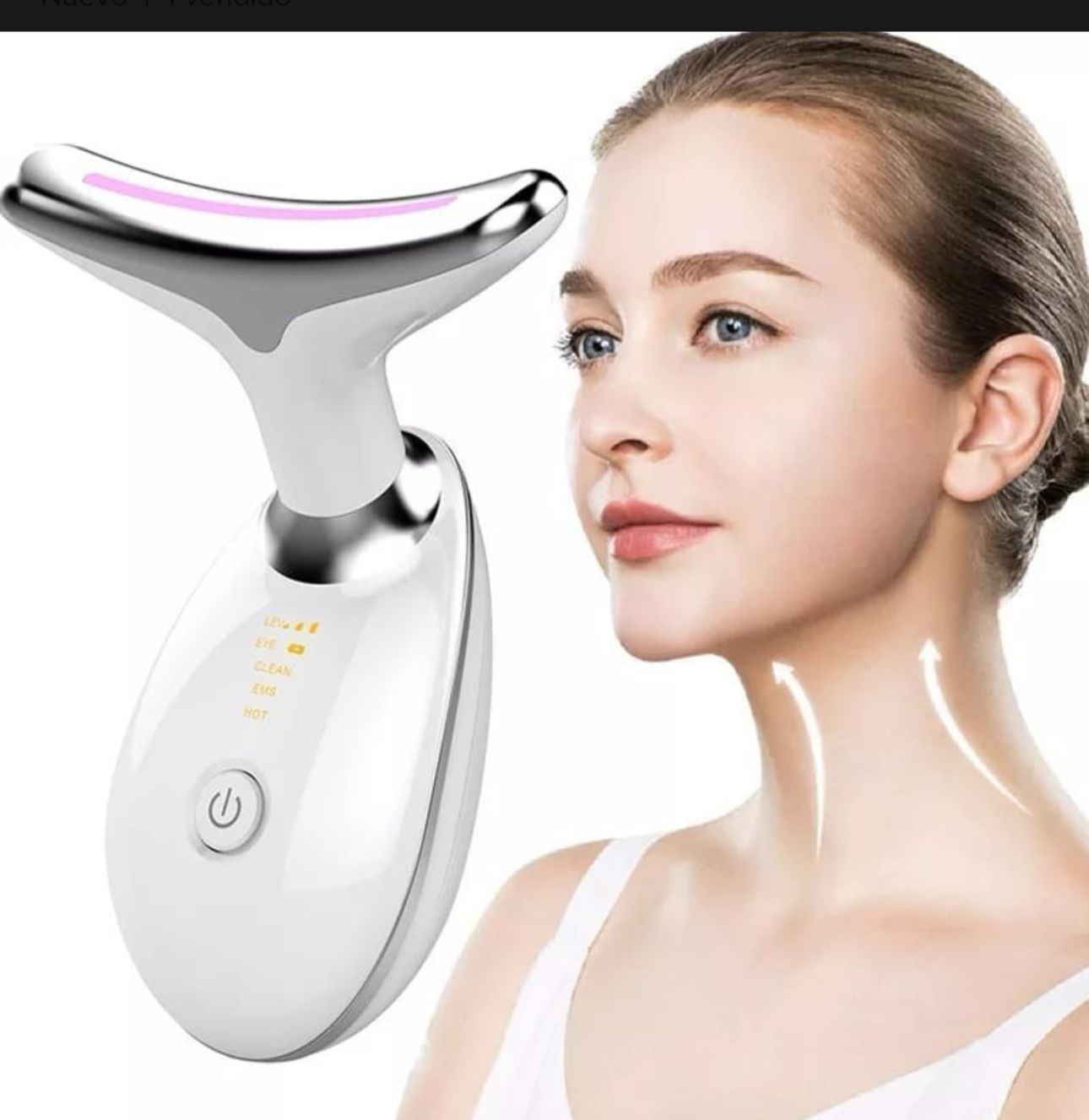 LiftGlow 2.0 - Masajeador Facial Reductor Arrugas Y Papada La Yupi!