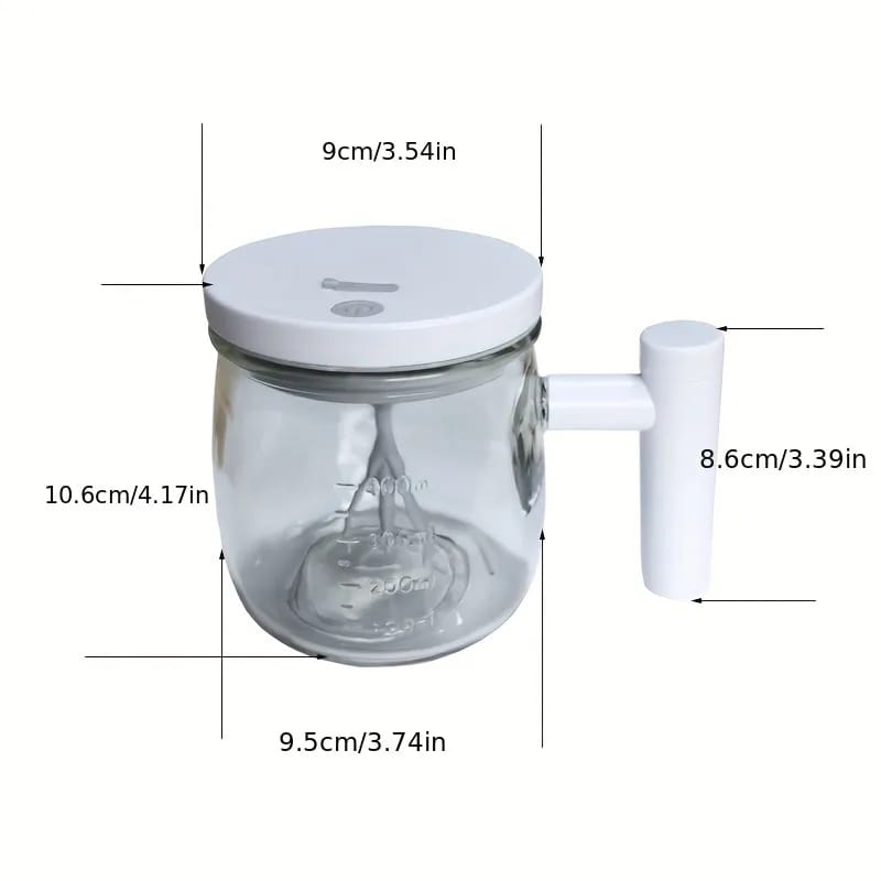 TAZA VIDRIO MEZCLADORA ELÉCTRICA La Yupi!