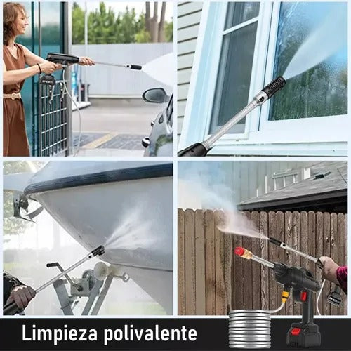 Hidrolavadora Inalambrica 48v con 2 Baterias La Yupi!