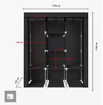 Closet, Ropero Armable 3 Puertas Organiz La Yupi!