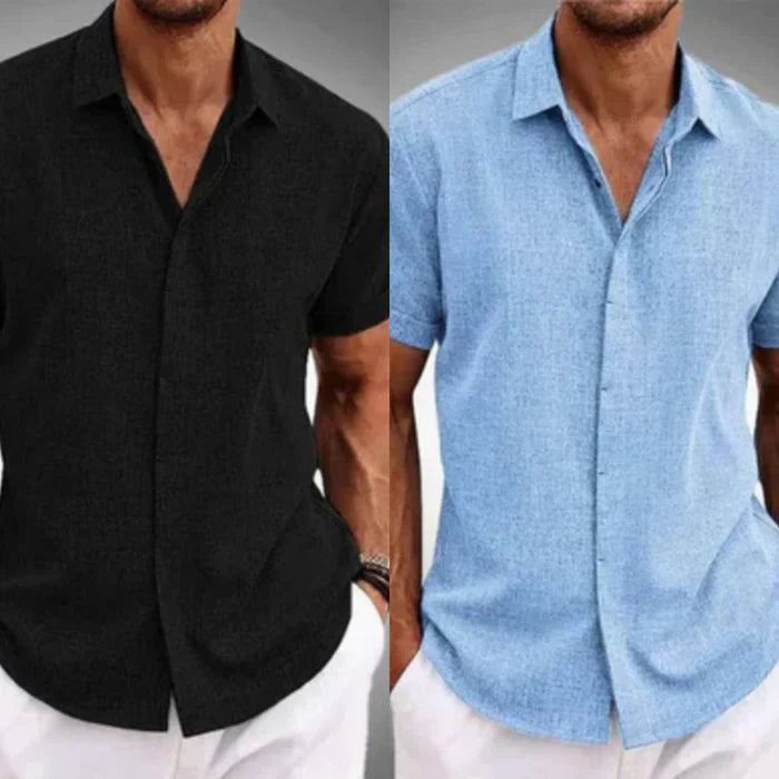Camisas de Lino de Manga Corta para Hombre | ORIGINAL Noah Tienda