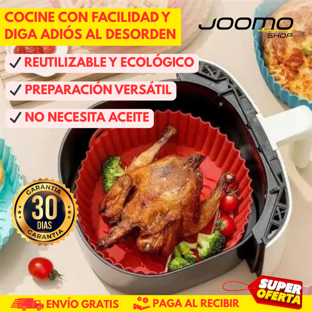PROMO 6x1 Moldes Antiadherentes de Silicona para Freidora de Aire - c My Store