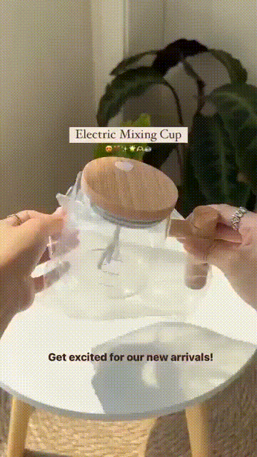 TAZA VIDRIO MEZCLADORA ELÉCTRICA La Yupi!