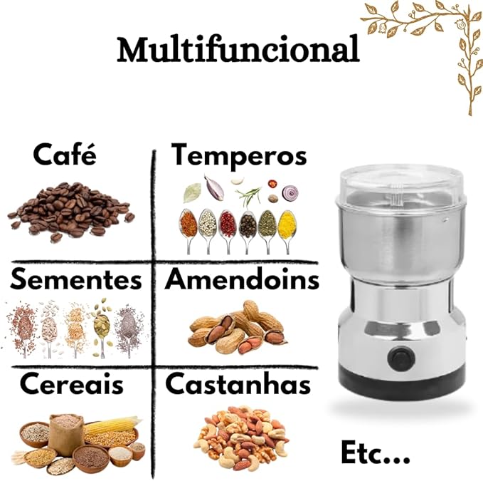 Molino Triturador Café y especias Minha loja