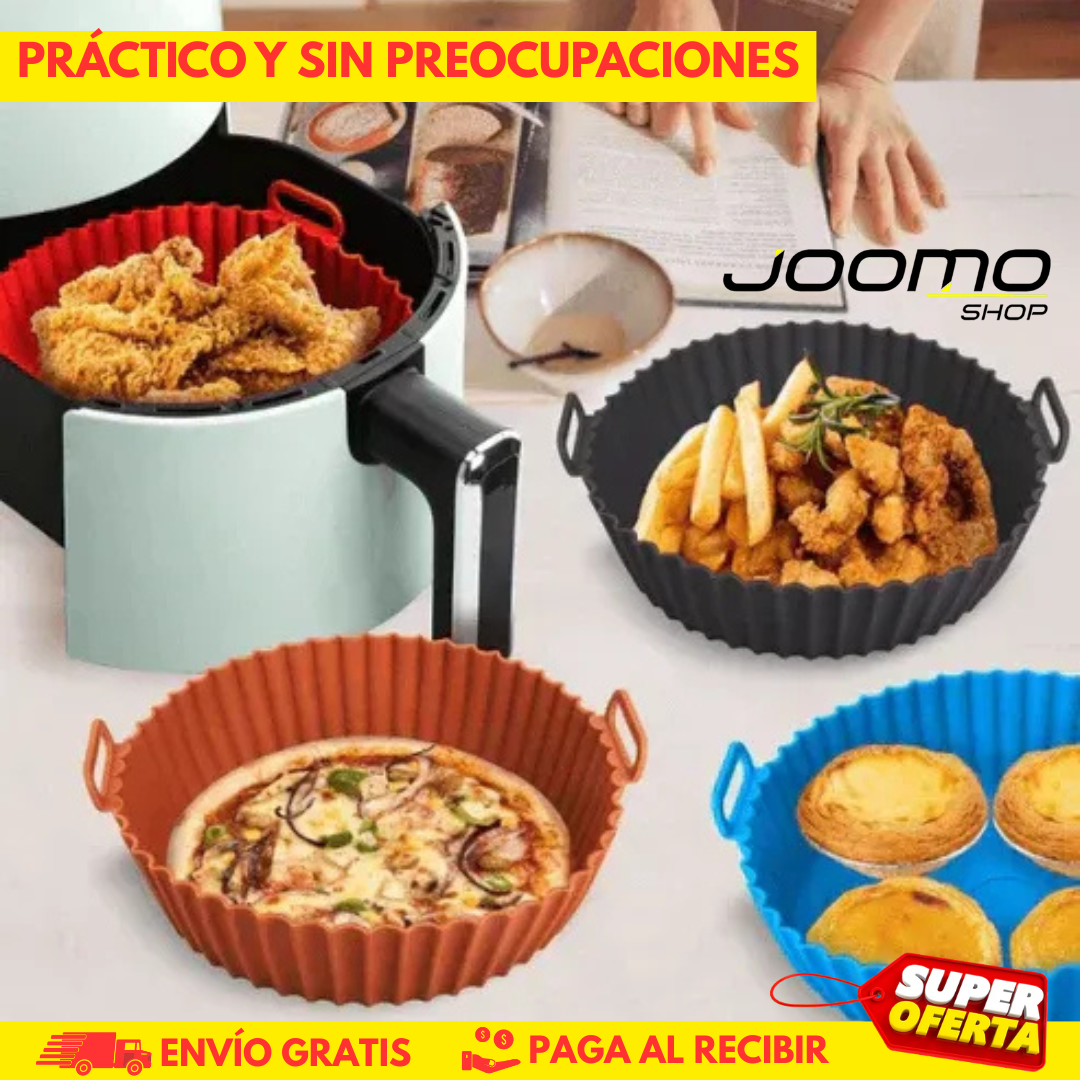 PROMO 6x1 Moldes Antiadherentes de Silicona para Freidora de Aire - c My Store