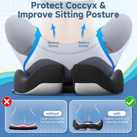 Cojín ergonómico de espuma viscoelástica para asiento Noah Tienda