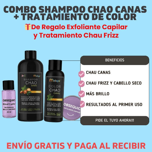 Combo Chau Canas y Chau Frizz🎁 Paga en tu puerta YA Colombia