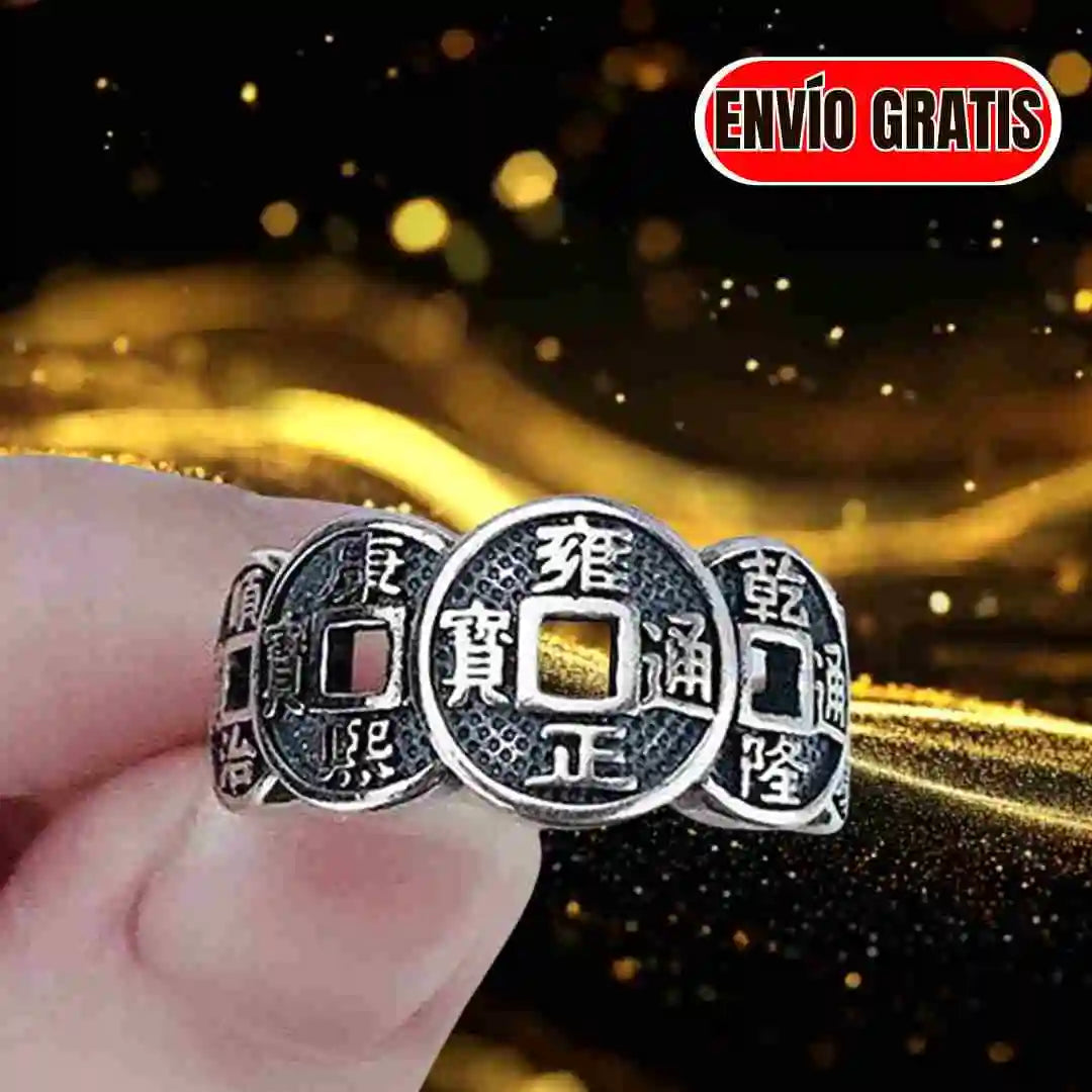 ANILLO DE LA FORTUNA DE LOS 5 EMPERADORES. MARKETAC