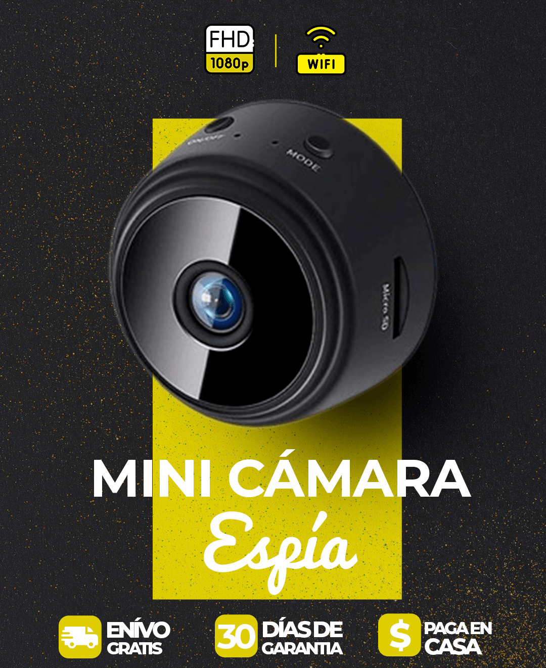 SÚPER MINI CÁMARA ESPÍA ORIGINAL® Noah Tienda