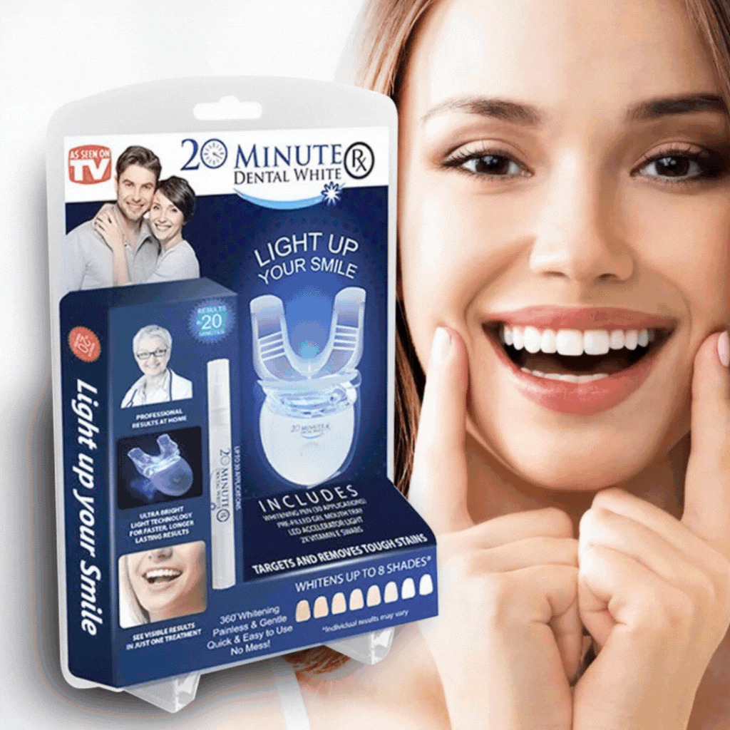 KIT BLANQUEADOR DE DIENTES 20 MIN Minha loja