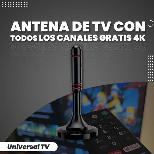 ANTENA HDTV 4K / +12 mil canales | ORIGINAL Noah Tienda