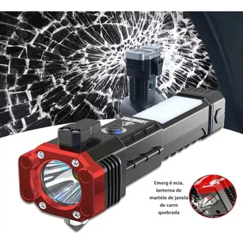 Linterna  Táctica LED multifuncional Indestructible La Yupi!