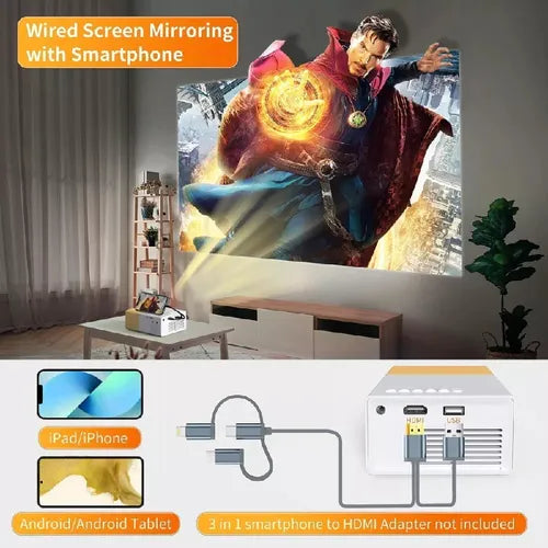 Mini Proyector Ultra Vision 4K - Smart™ Minha loja
