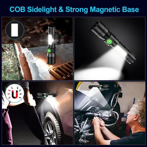 Linterna  Táctica LED multifuncional Indestructible La Yupi!