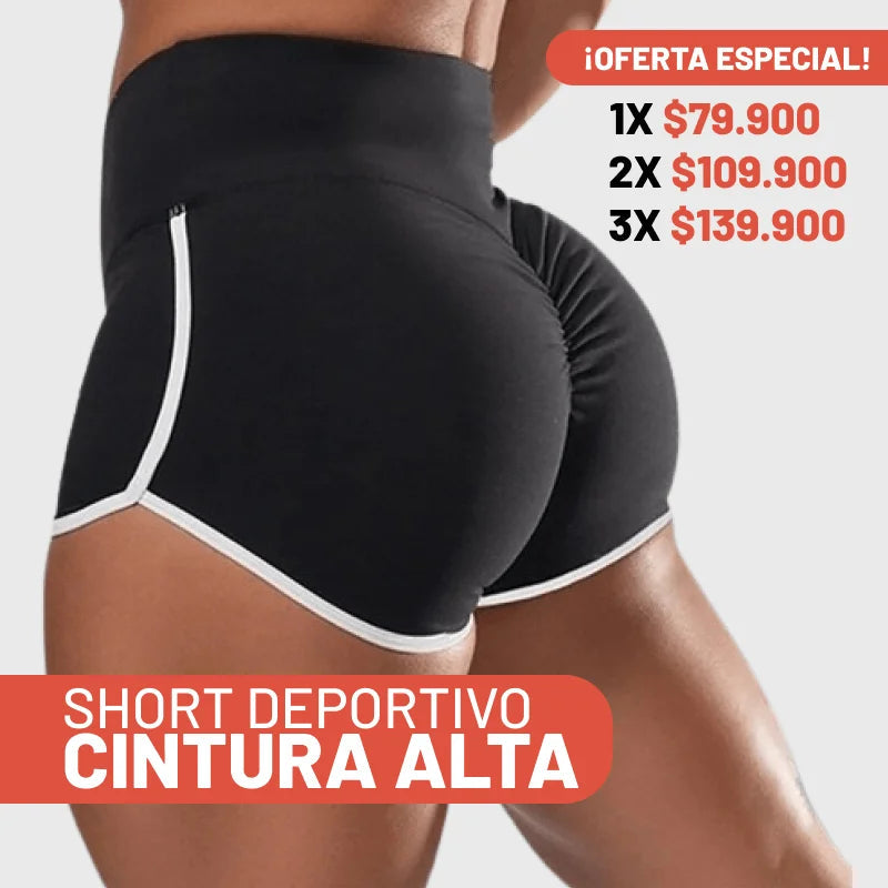SHORT DEPORTIVO CINTURA ALTA | ORIGINAL Noah Tienda