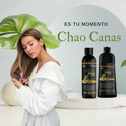 SHAMPOO CHAO  CANAS + TRATMIENTO La Yupi!