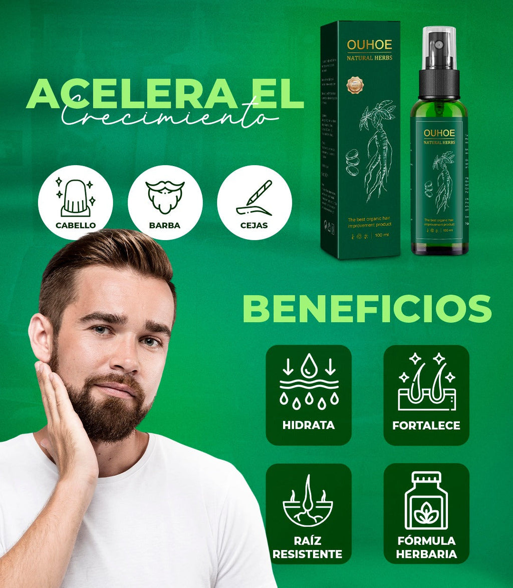 OUHOE Spray Crece Pelo La Yupi!