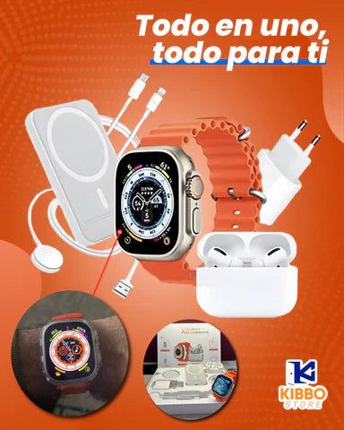 Combo Reloj Watch X8 Ultra + Audifonos In Ear + Power Bank |ORIGINAL®️ Noah Tienda