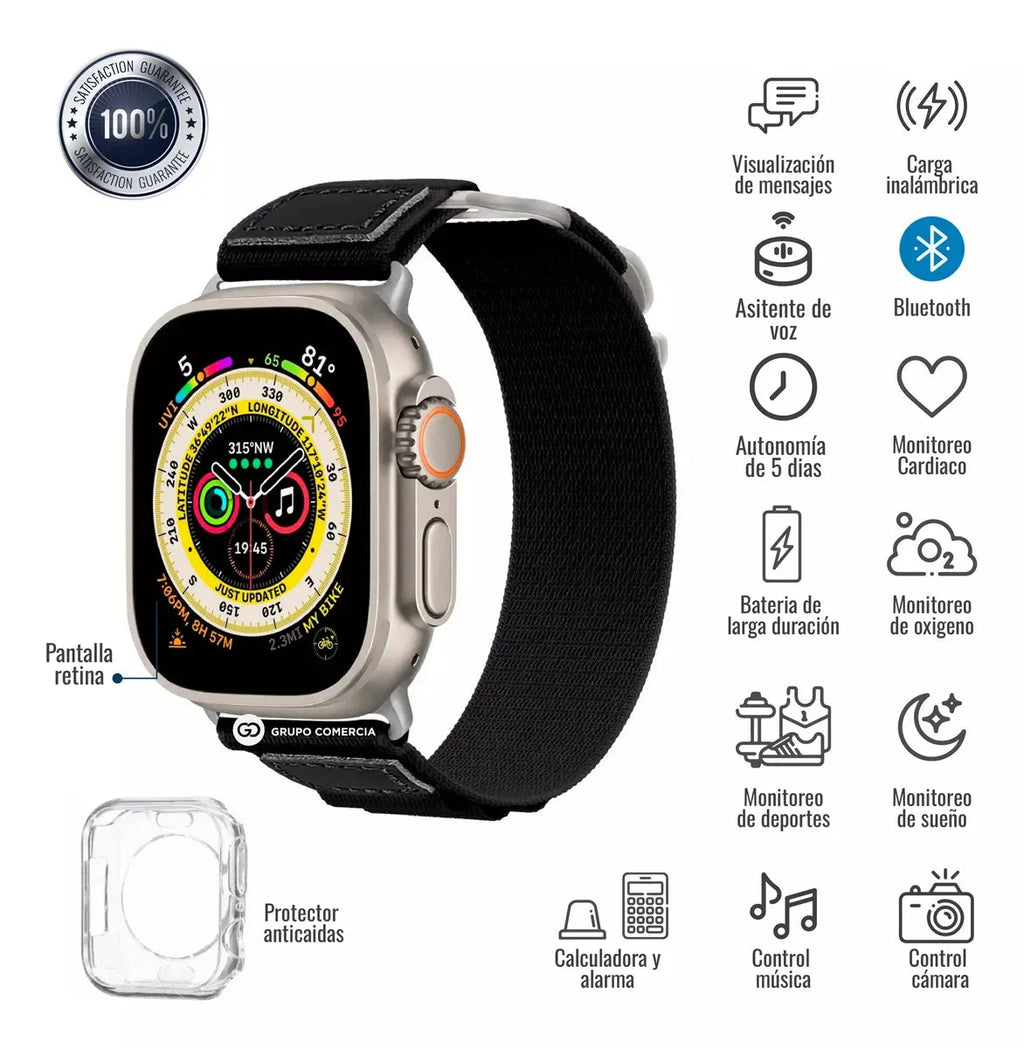 Reloj Inteligente Smartwatch I20 Ultra Max Combo 10 En 1 lucar trend