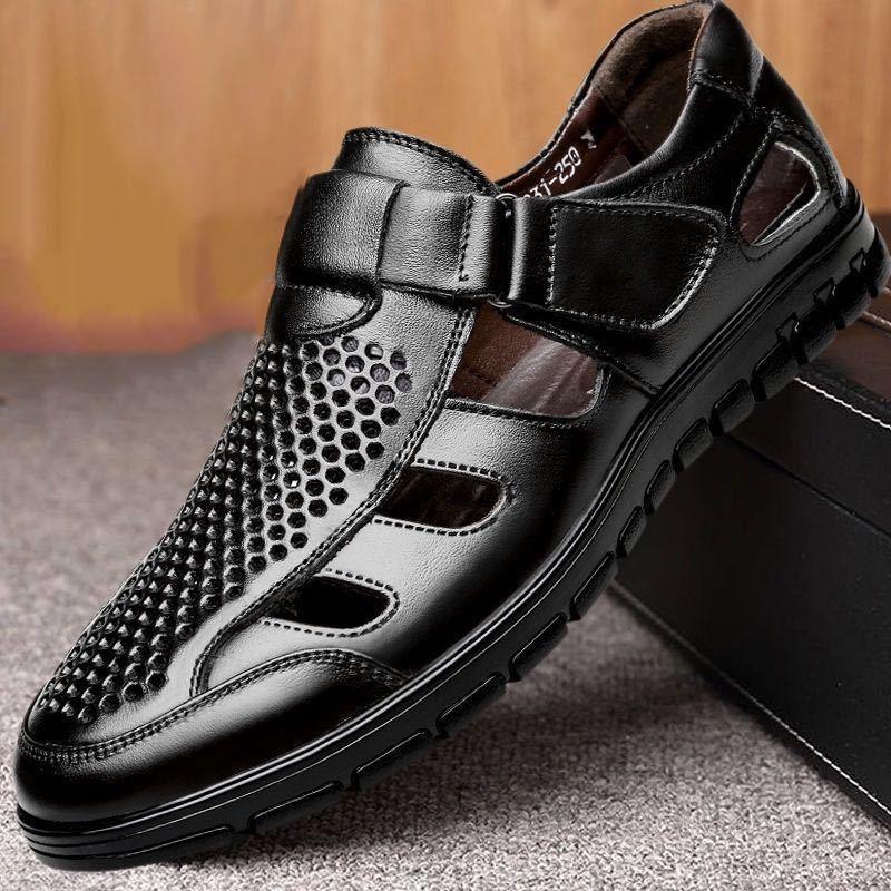 Sandalias Ortopédicas De Cuero De Cocodrilo Dankat