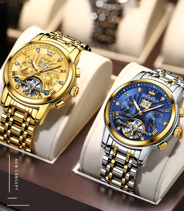 Reloj Mecánico De Lujo Para Hombre LUMINESCENCE® Dankat
