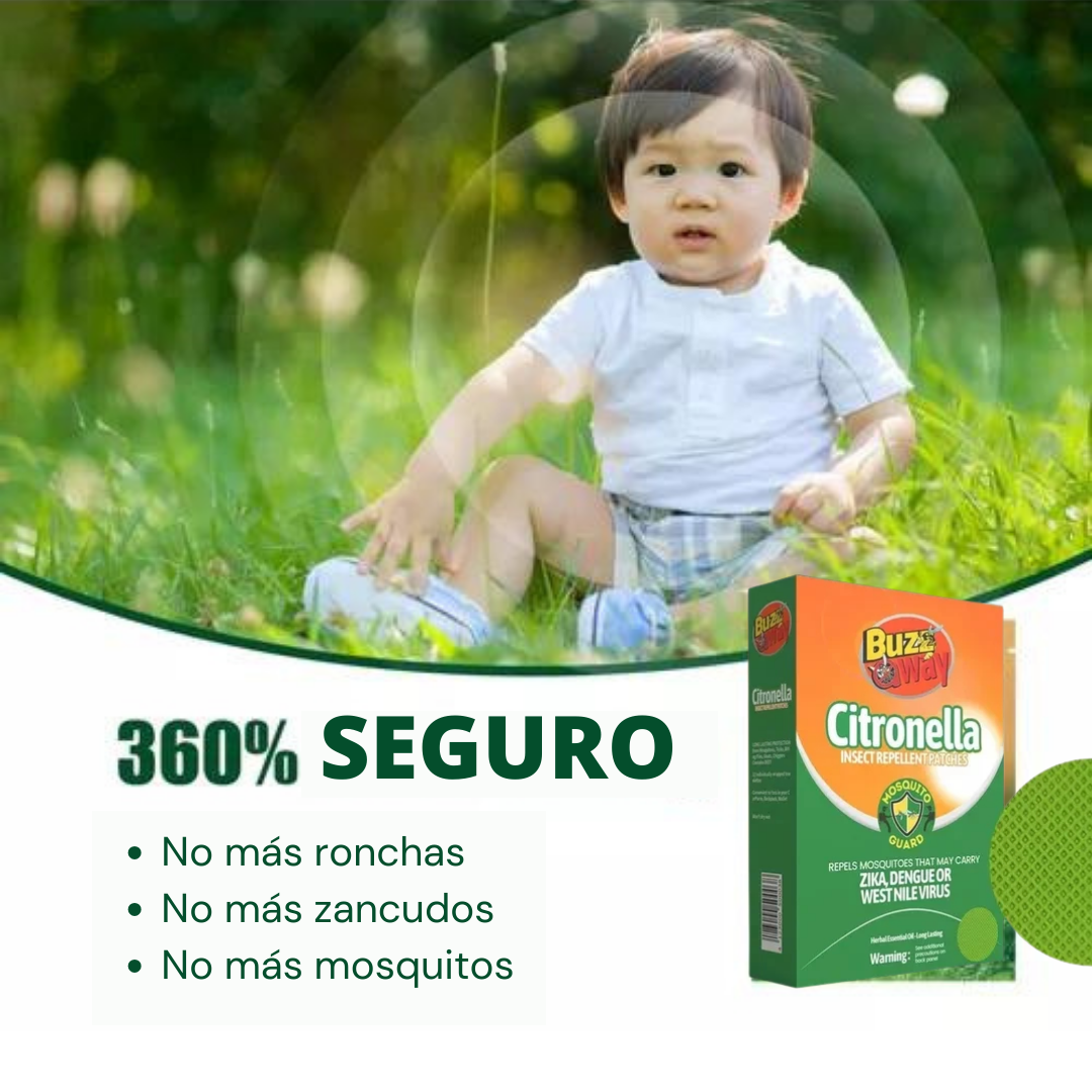 PARCHES ANTI-MOSQUITOS Y ZANCUDOS  CITRONELA Noah Tienda