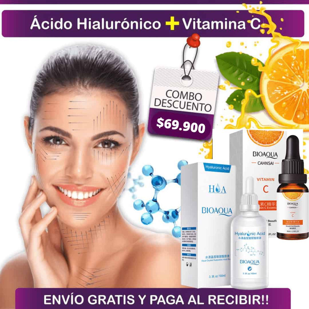ACIDO HIALURONICO BLANQUEADOR ANTI-EDAD BIOAQUA - ORIGINAL®️ Noah Tienda