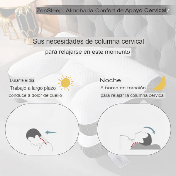 Almohada Ortopédica Viscoelástica Ultratech  - ZenSleep Dankat