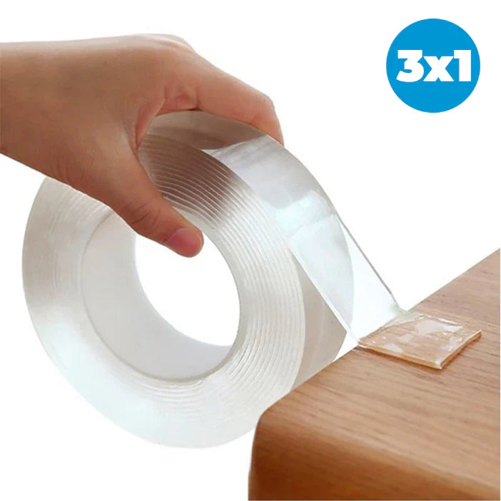 PROMO 3x1 Cinta Doble Faz Lavable Y Reutilizable My Store