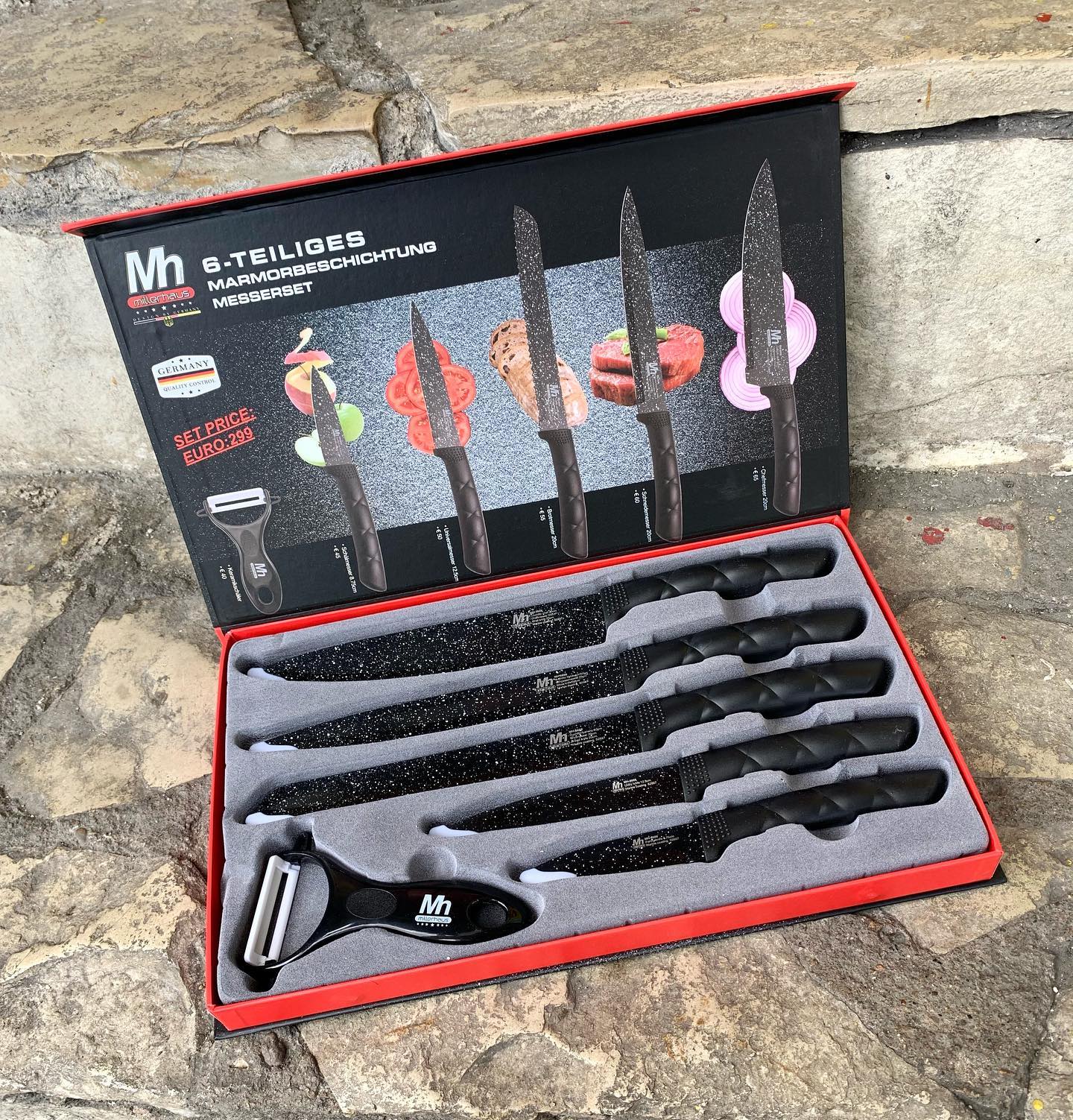 Set De Cuchillos Alemanes Ultrafilados 🔥 Dankat