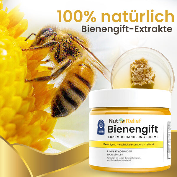Crema NutRelief Para El Tratamiento De La Hinchazón De La Piel Con Veneno De Abeja Dankat