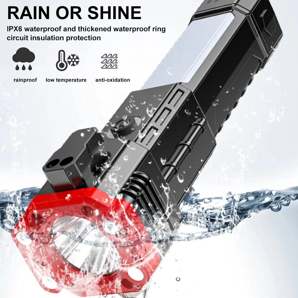 Linterna  Táctica LED multifuncional Indestructible La Yupi!
