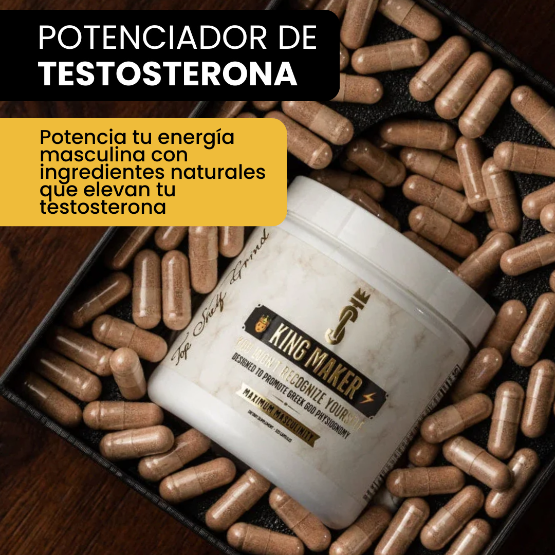 KING MAKER™ - Despierta tu virilidad, tu energía y tu confianza - POTENCIADOR DE TESTOSTERONA Tienda Colombia