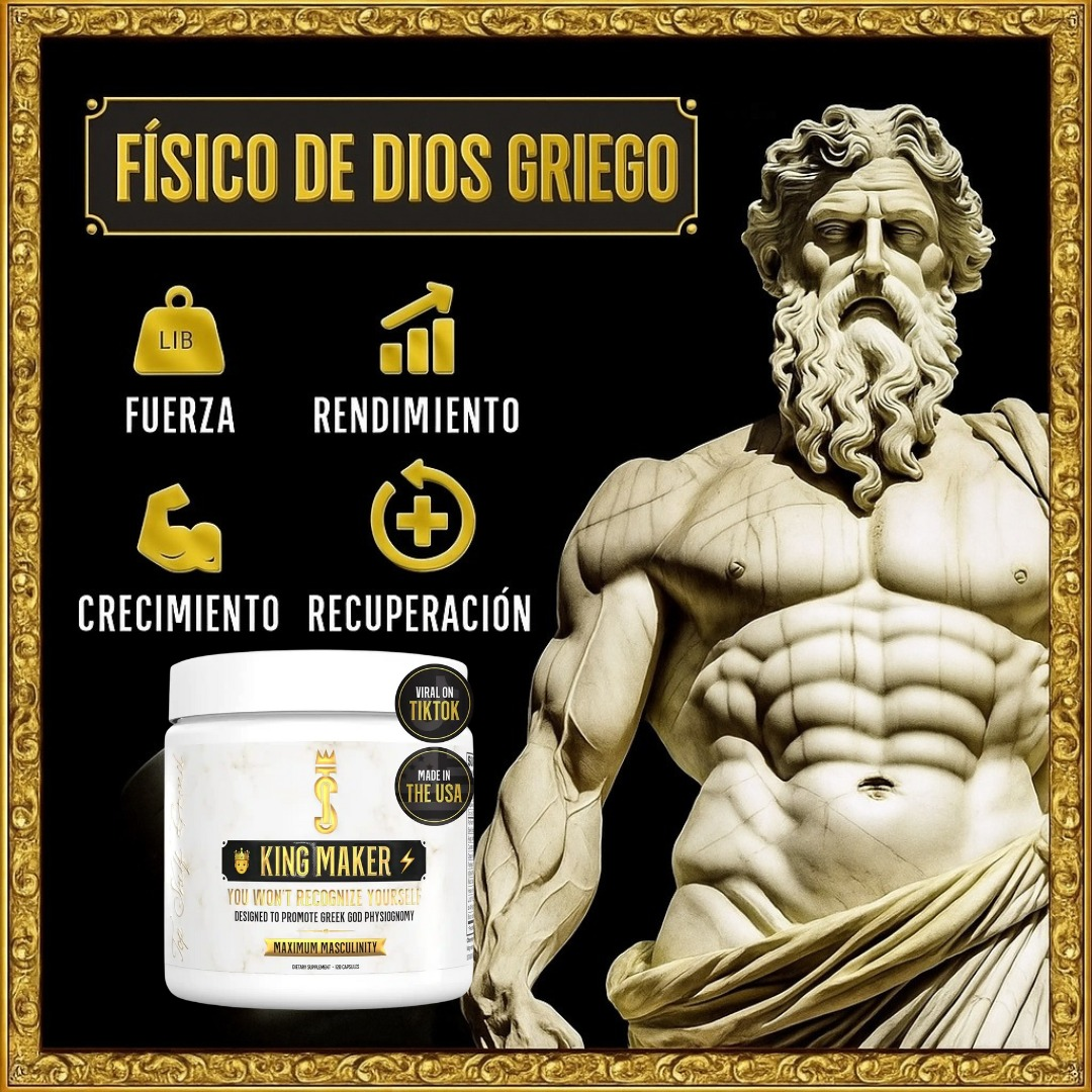 KING MAKER™ - Despierta tu virilidad, tu energía y tu confianza - POTENCIADOR DE TESTOSTERONA Tienda Colombia