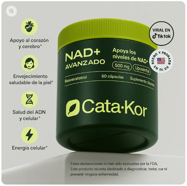 CATA-KOR NAD+ ADVANCED COM REVERATROL Tienda Colombia
