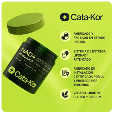 CATA-KOR NAD+ ADVANCED COM REVERATROL Tienda Colombia
