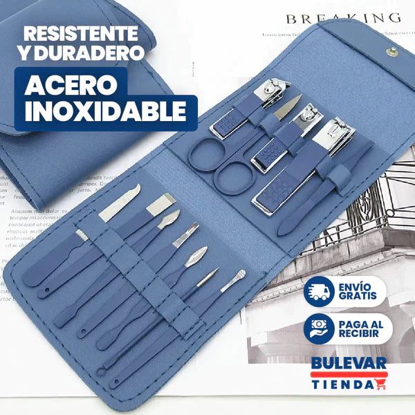 SET DE CORTAUÑAS PROFESIONAL PARA MANICURA Y PEDICURA Noah Tienda