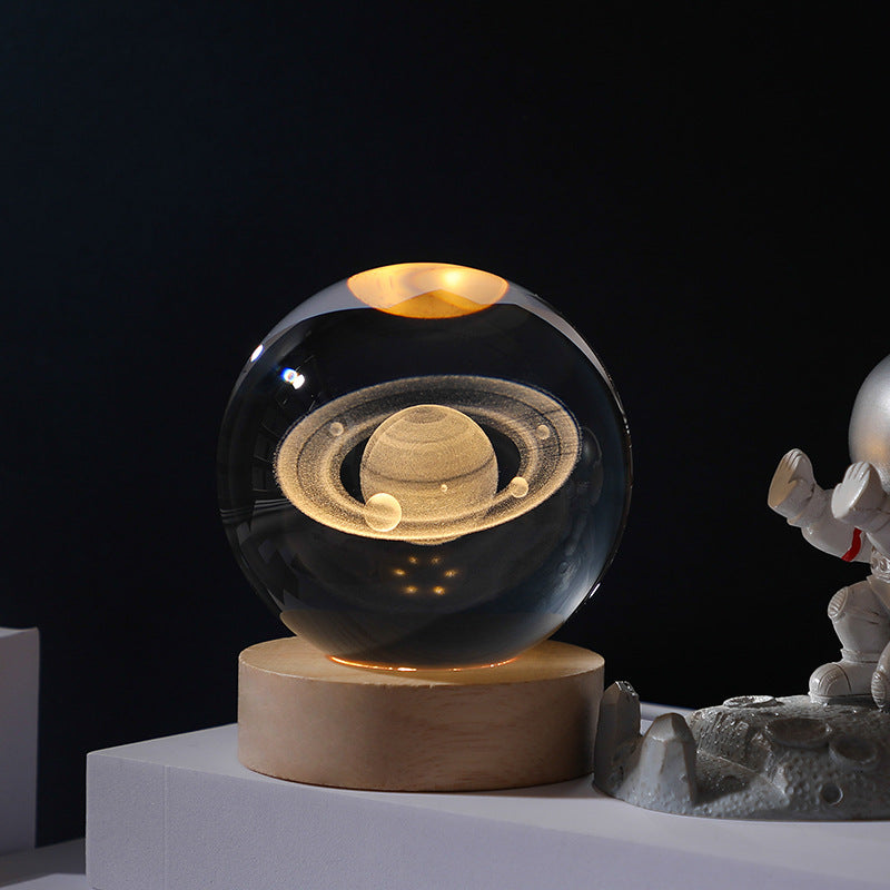 ✨ Lamparas Galácticas De Cristal - Galaxy Crystal Ball 🌌 Dankat