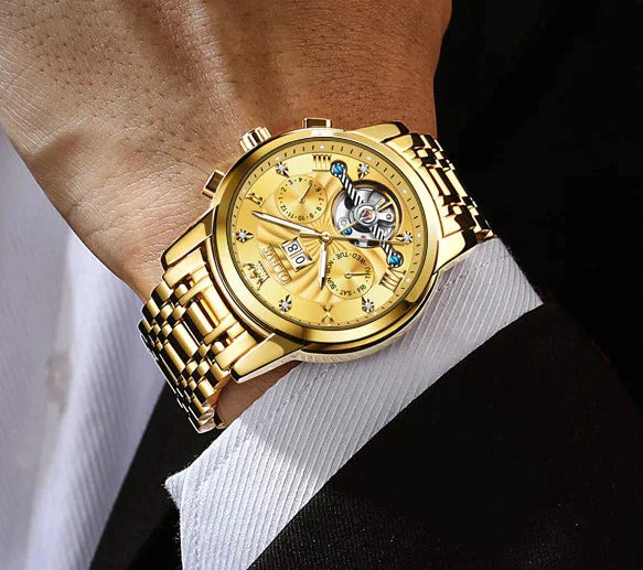 Reloj Mecánico De Lujo Para Hombre LUMINESCENCE® Dankat