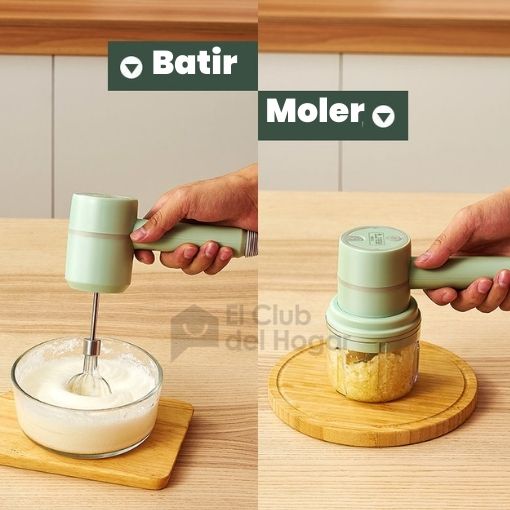 PICADORA Y BATIDORA 4 EN 1 - ORIGINAL® | ⭐⭐⭐⭐⭐ Noah Tienda