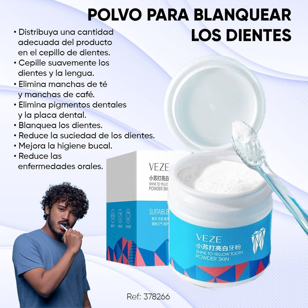 Polvo Blanqueador Dental Noah Tienda