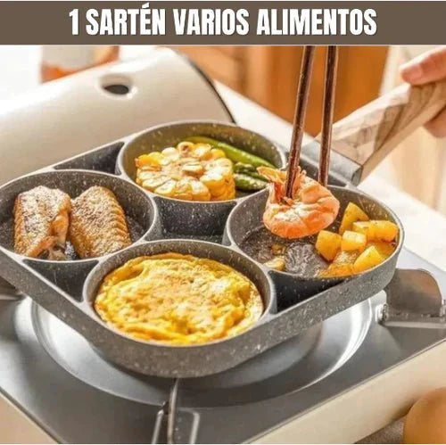SARTEN 4 en 1 PUESTOS ⭐⭐⭐⭐⭐ | 🚛 ENVÍOS GRATIS EN COLOMBIA Noah Tienda